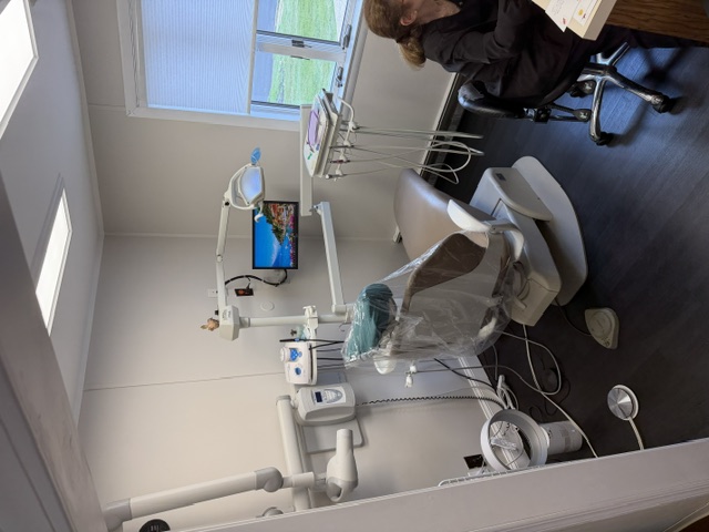 Hygiene room at Design That Smile, viewed from the doorway